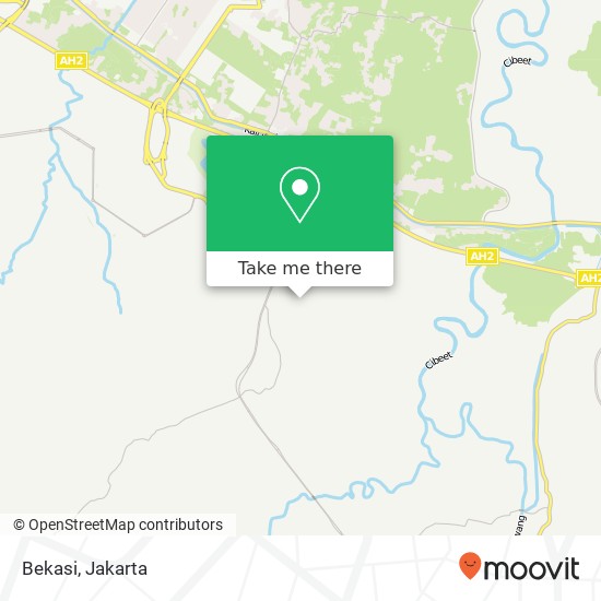 Bekasi map