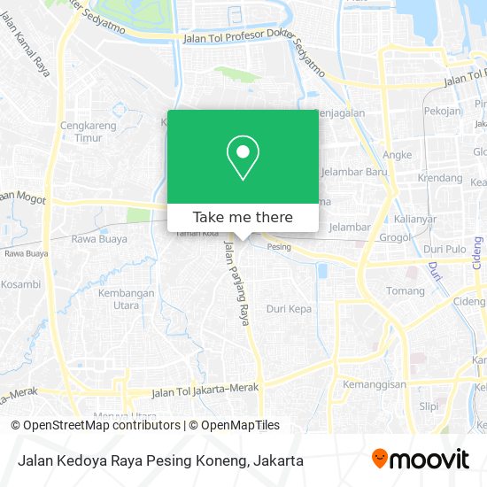 Jalan Kedoya Raya Pesing Koneng map