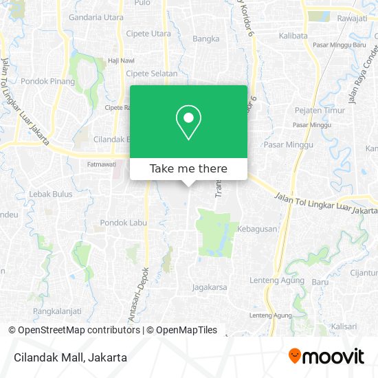 Cilandak Mall map