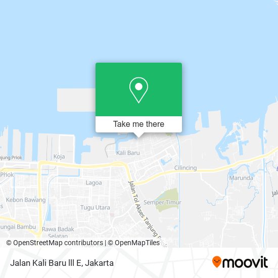 Jalan Kali Baru lll E map