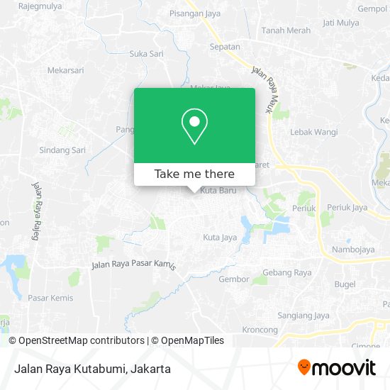 Jalan Raya Kutabumi map