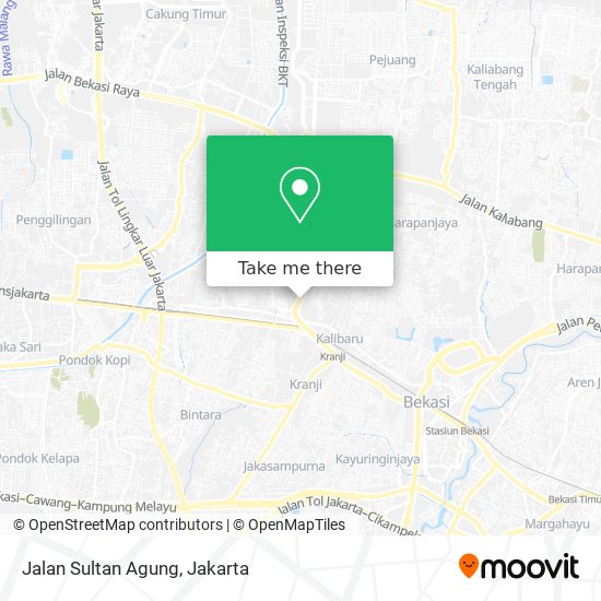 Jalan Sultan Agung map