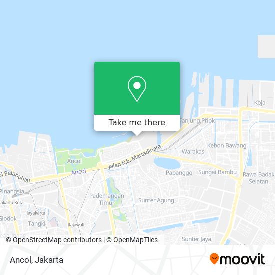 Ancol map