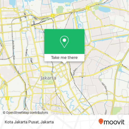 Kota Jakarta Pusat map