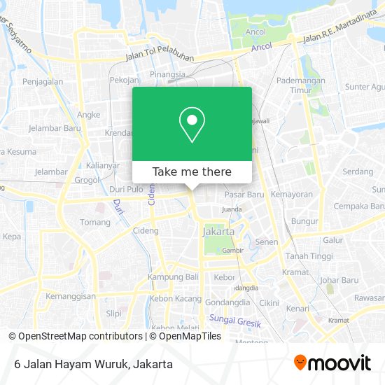 6 Jalan Hayam Wuruk map