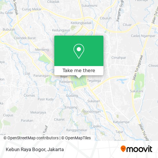 Kebun Raya Bogor map