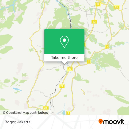 Bogor map