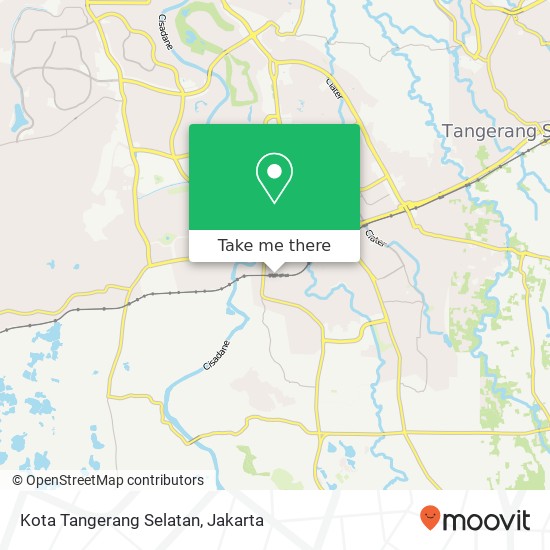 Kota Tangerang Selatan map