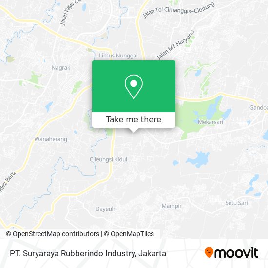 PT. Suryaraya Rubberindo Industry map