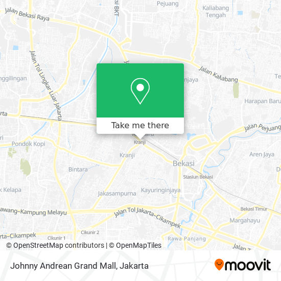 Johnny Andrean Grand Mall map