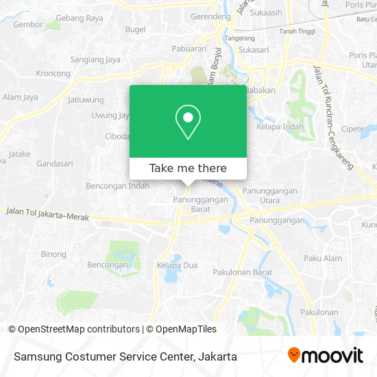 Samsung Costumer Service Center map