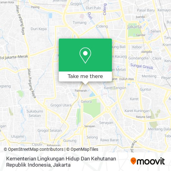 Kementerian Lingkungan Hidup Dan Kehutanan Republik Indonesia map