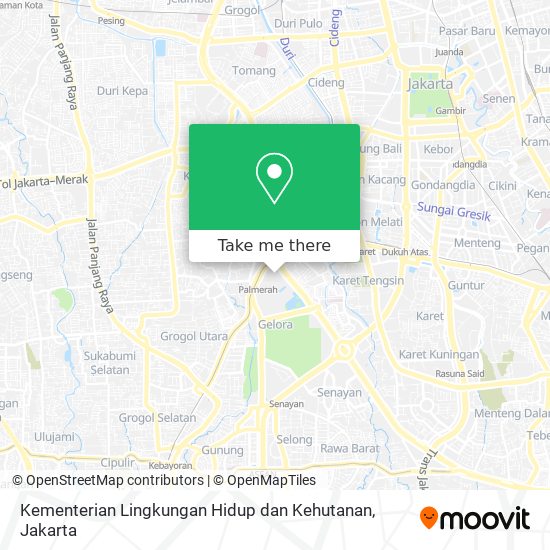 Kementerian Lingkungan Hidup dan Kehutanan map