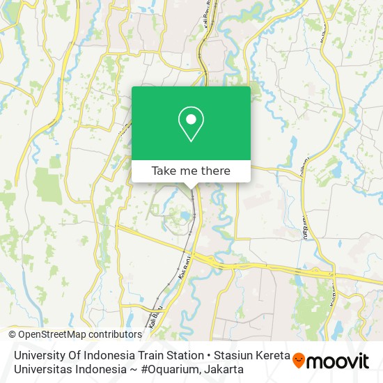 University Of Indonesia Train Station • Stasiun Kereta Universitas Indonesia ~ #Oquarium map