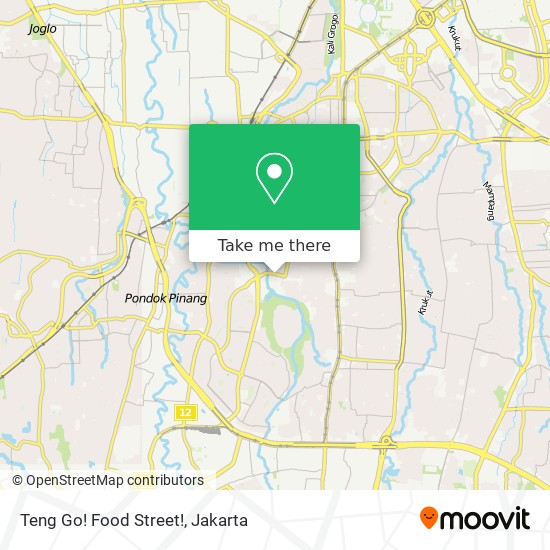 Teng Go! Food Street! map