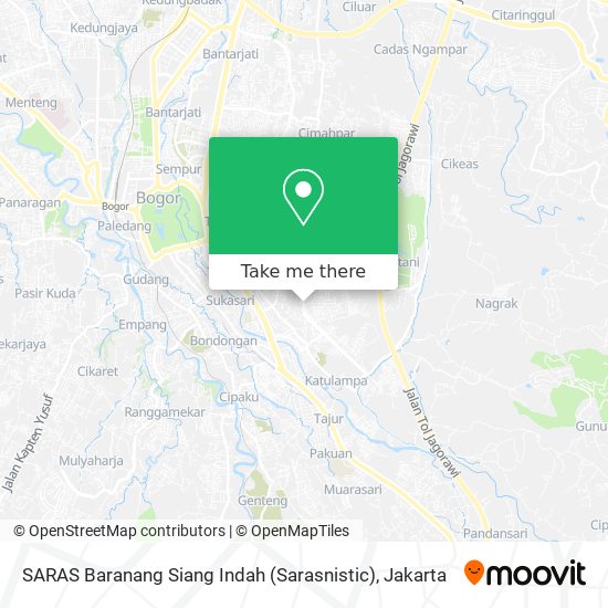SARAS Baranang Siang Indah (Sarasnistic) map