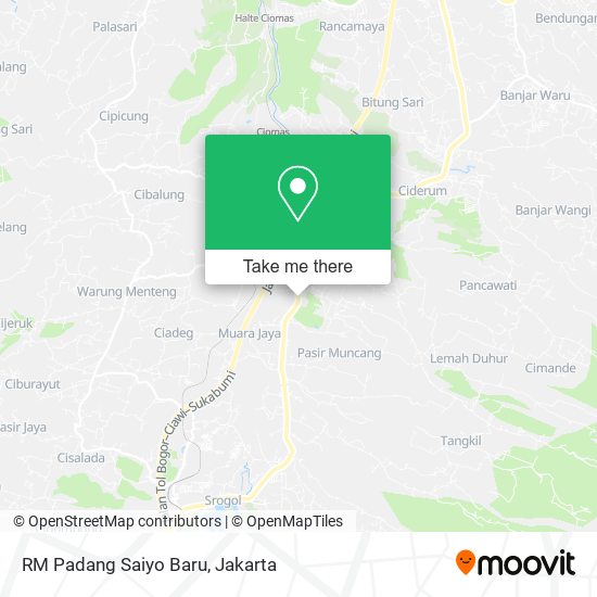 RM Padang Saiyo Baru map