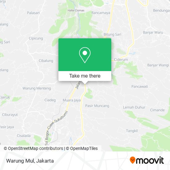 Warung Mul map