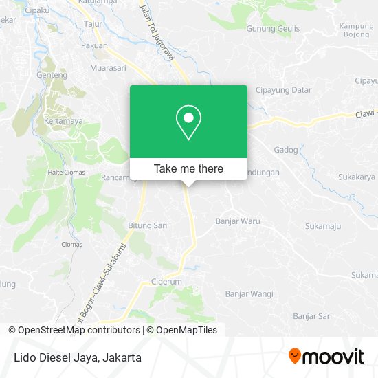 Lido Diesel Jaya map