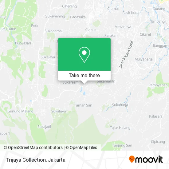 Trijaya Collection map