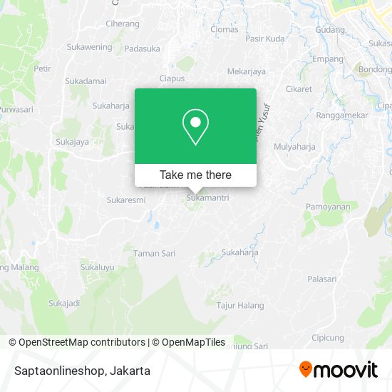 Saptaonlineshop map