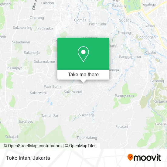 Toko Intan map