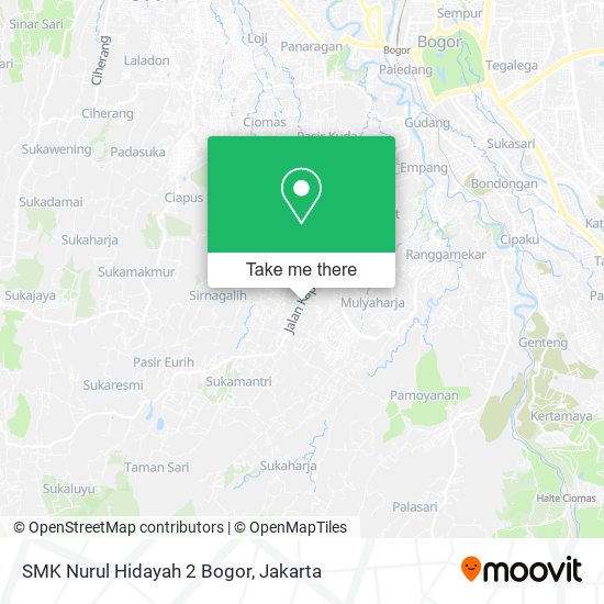 SMK Nurul Hidayah 2 Bogor map
