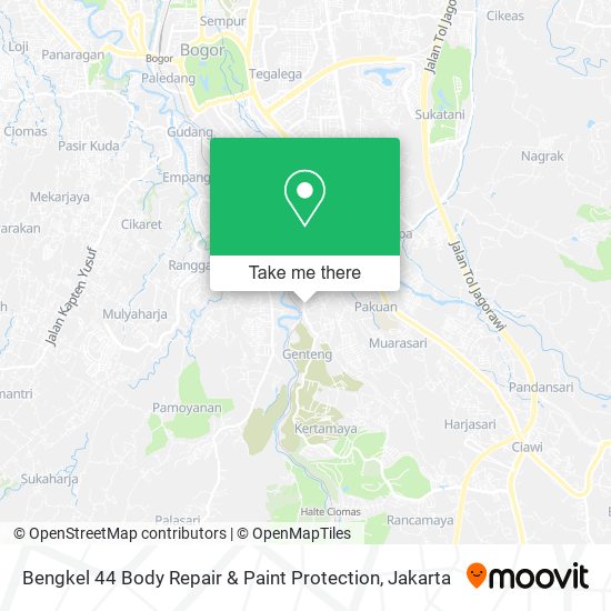 Bengkel 44 Body Repair & Paint Protection map