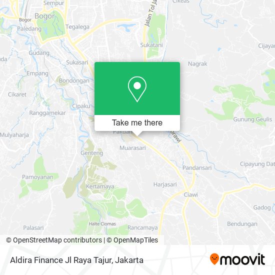 Aldira Finance Jl Raya Tajur map