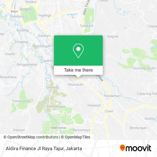 Aldira Finance Jl Raya Tajur map