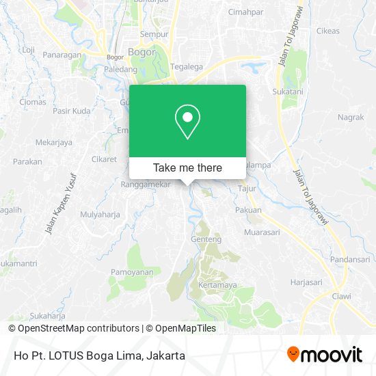 Ho Pt. LOTUS Boga Lima map