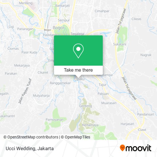 Ucci Wedding map