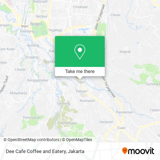 Dee Cafe Coffee and Eatery map