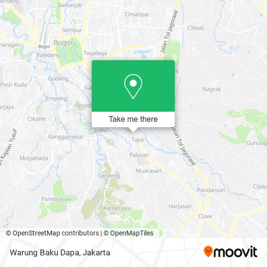 Warung Baku Dapa map