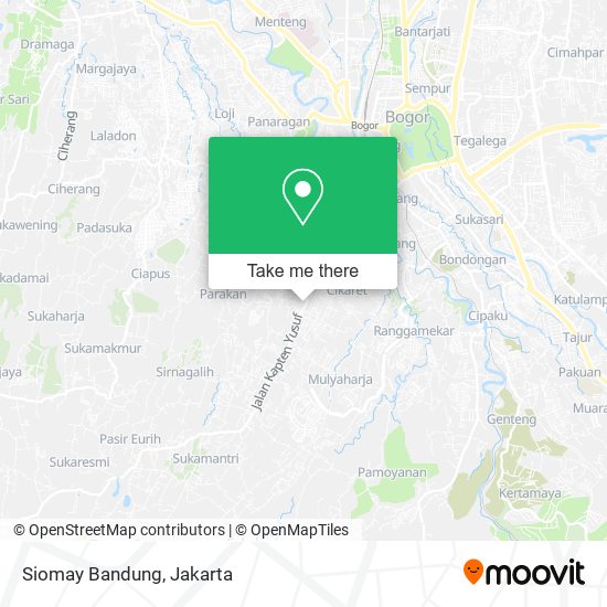 Siomay Bandung map