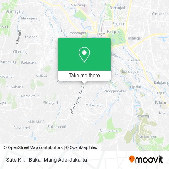 Sate Kikil Bakar Mang Ade map
