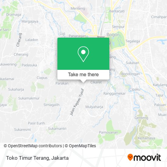 Toko Timur Terang map