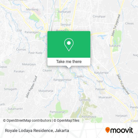 Royale Lodaya Residence map