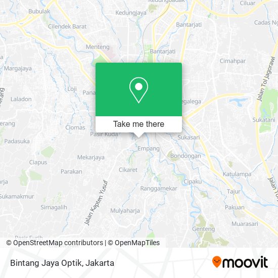 Bintang Jaya Optik map