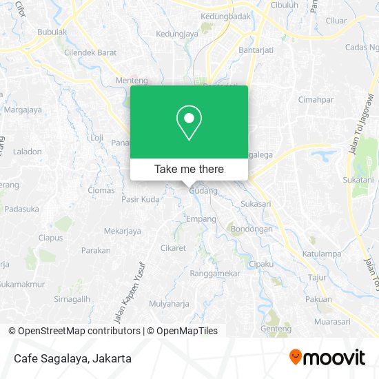 Cafe Sagalaya map