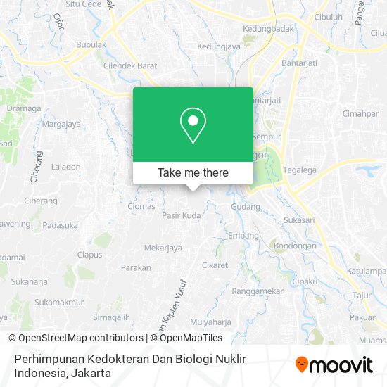 Perhimpunan Kedokteran Dan Biologi Nuklir Indonesia map