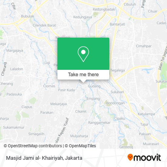 Masjid Jami al- Khairiyah map