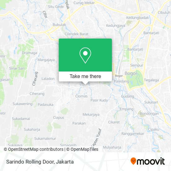 Sarindo Rolling Door map