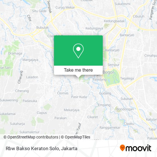 Rbw Bakso Keraton Solo map