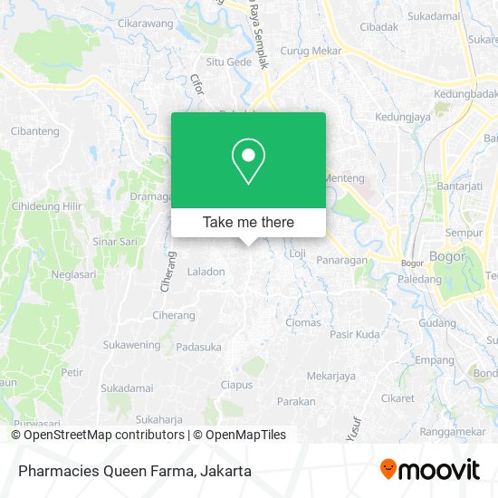 Pharmacies Queen Farma map