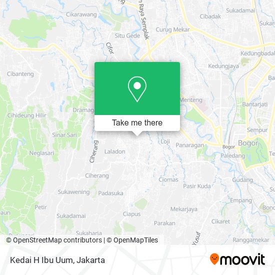 Kedai H Ibu Uum map