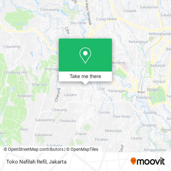 Toko Nafilah Refil map