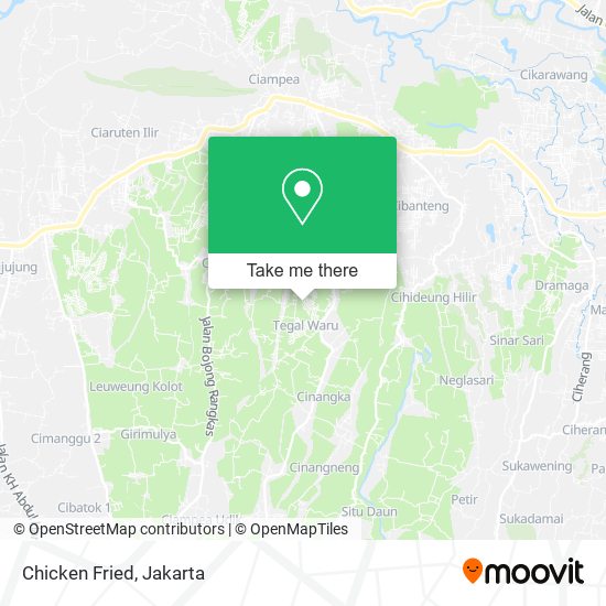 Chicken Fried map