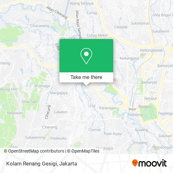 Kolam Renang Gesigi map