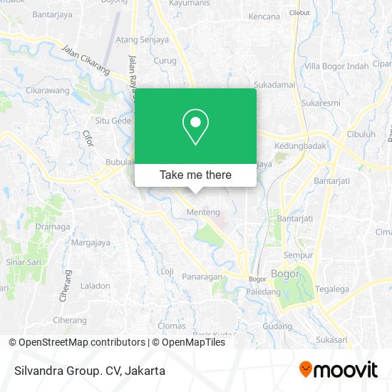 Silvandra Group. CV map